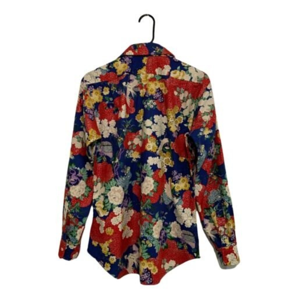 Original Stitch Mens Size L Long Sleeve Cotton Japan Button Up Multicolor - Picture 4 of 12